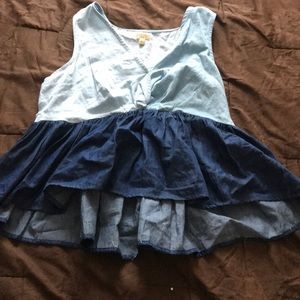 Hi-Lo sleeveless top